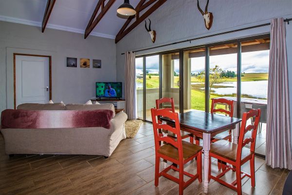 Open plan lounge and dining area