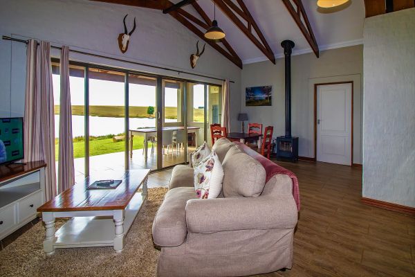 Open plan lounge and dining area