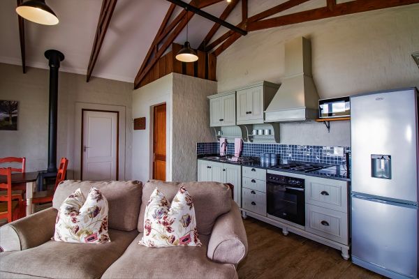 Open plan kitchen,  lounge and dining area